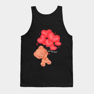 little bear carrying balloons Tank Top